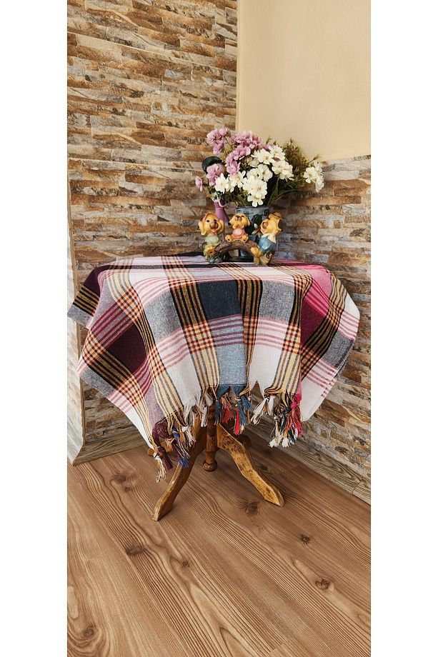 Çok Amaçlı Sofra Bezi & Piknik Örtüsü Masa Örtüsü  170x170 Cm  KARIŞIK RENK - 1