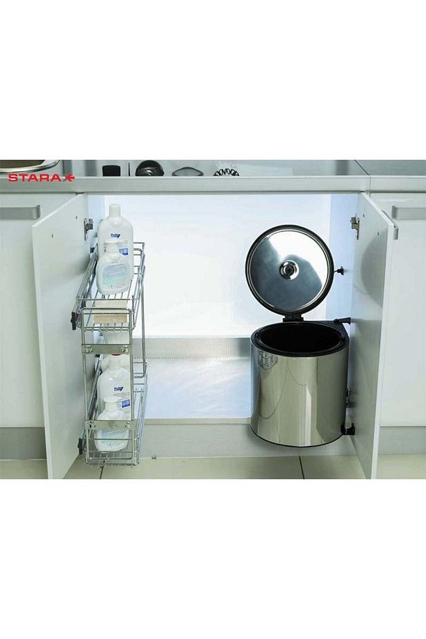S-2251-SS Çöp Kovası 10 lt - 4