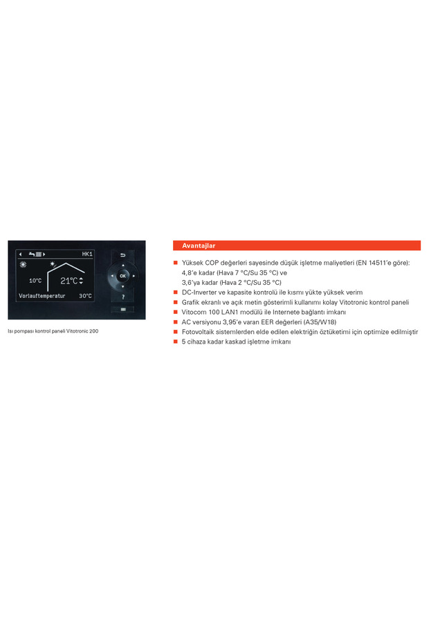 Vitocal 100S-B08 10kW Split Isı Pompası - 5