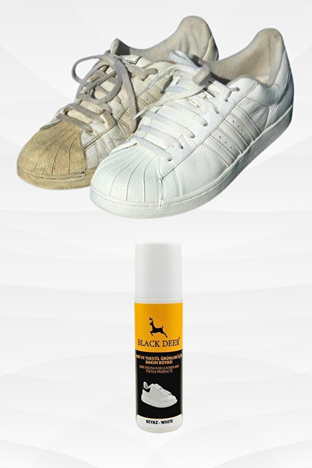 Beyaz Ayakkabı Boyası 75 ml | Deri, Kumaş Ve Sneaker Temizleyici & Canlandırıcı Boya - 7