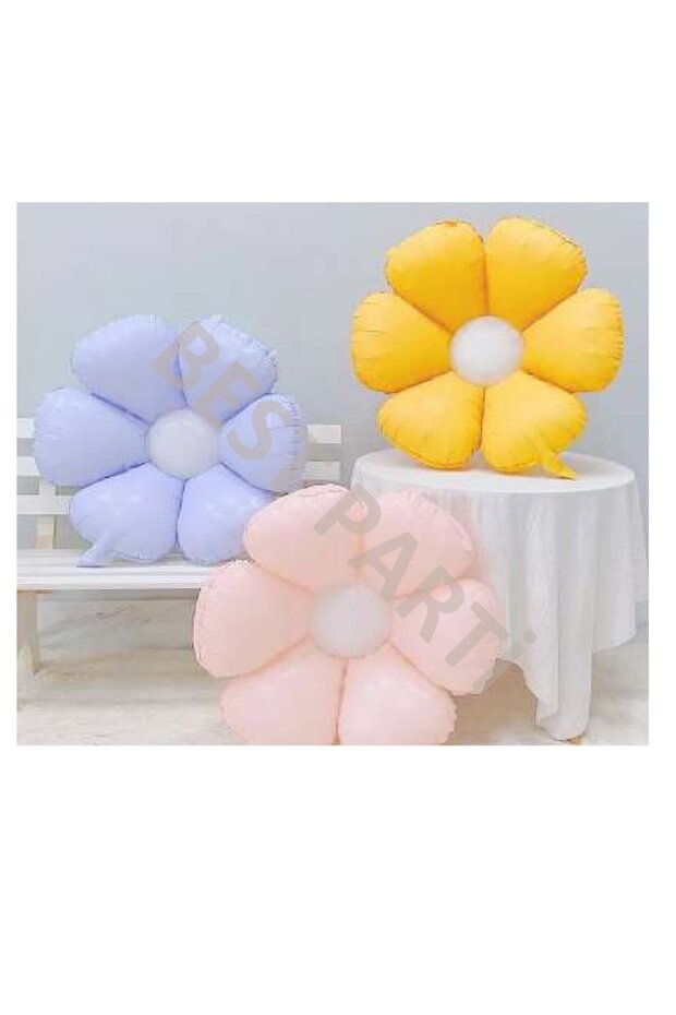 3-Piece Daisy Foil Balloon Set - Mixed