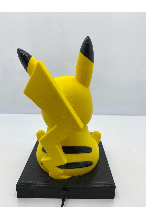 Pikachu Gece Lambası Çocuk Odası Gece lambası Masaüstü Lambası - 8