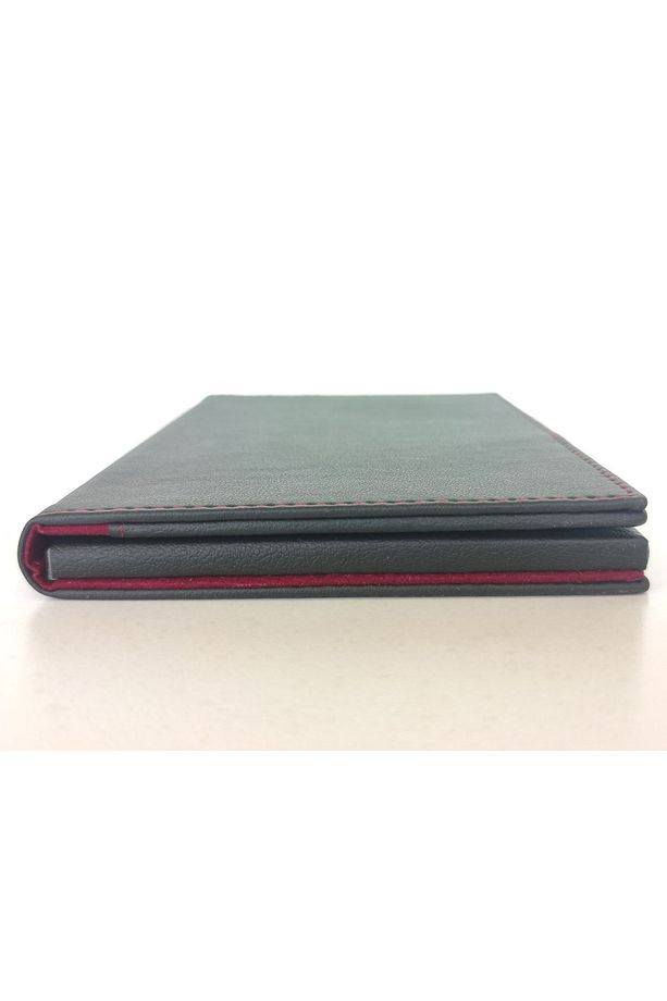 (1 ADET)21x14 Deri Hesap Alma Sümeni Kutusu, Para Üstü Sandıklı, Adisyon, Süet - 2