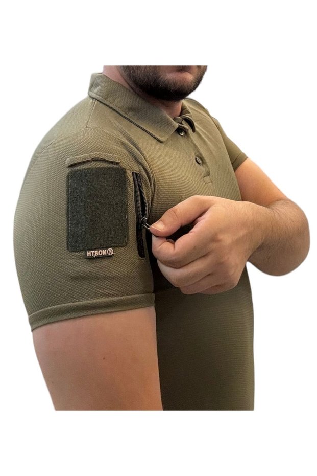 Polo Collar Tactical T-Shirt Short Sleeve