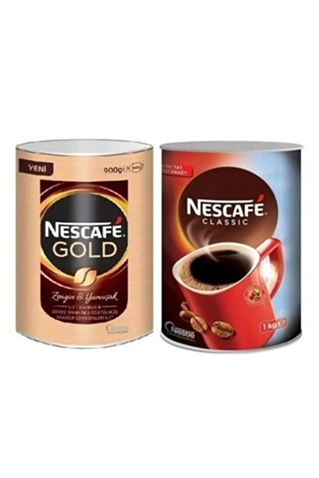 Gold Tin 900 gr - Necafe Classic Tin 1 Kg