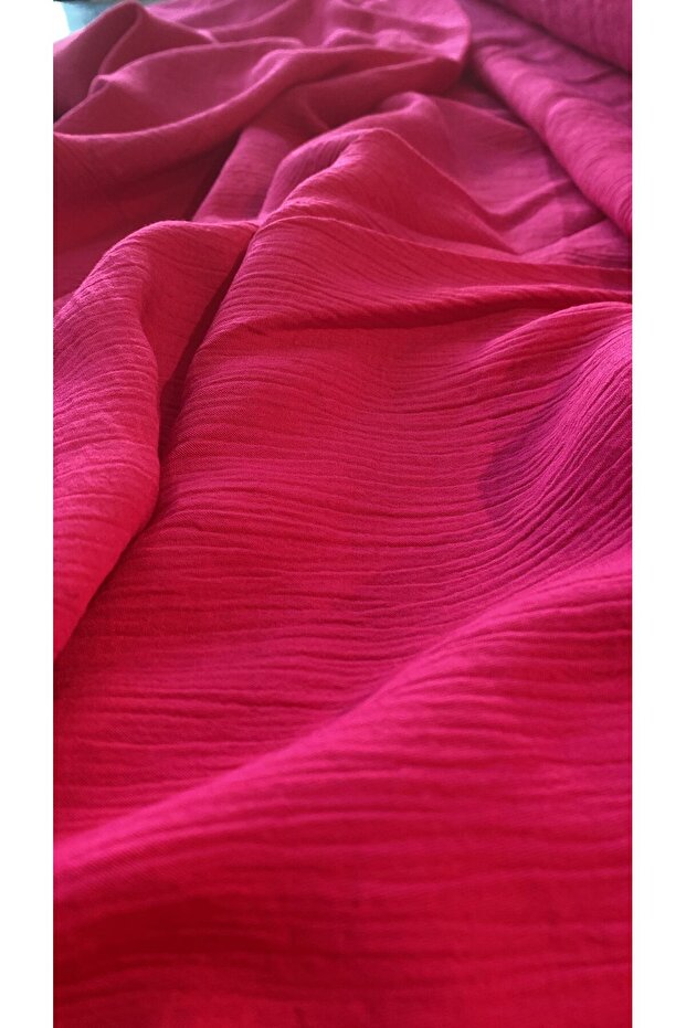 Fuchsia Viscose Ayrobin Wrapped Fabric