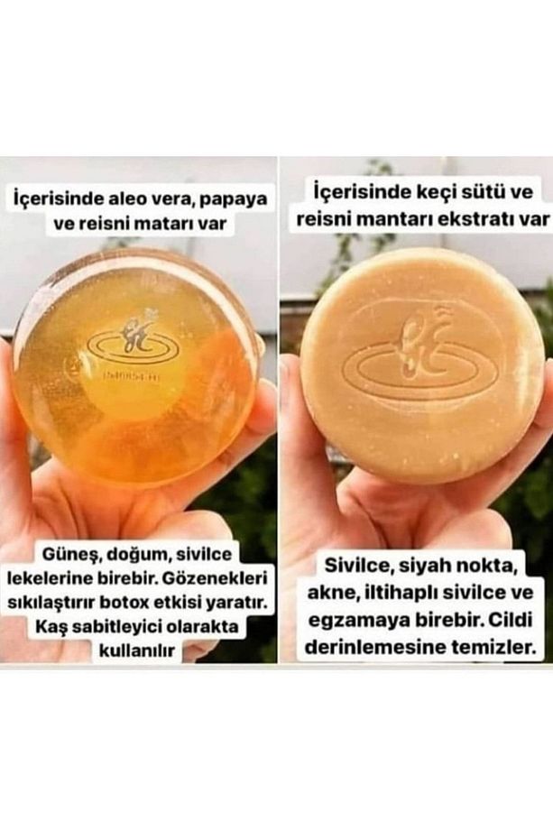 Gano Keçi Sütlü Sabun(1 ADET) & Şeffaf Sabun(1ADET) - 2