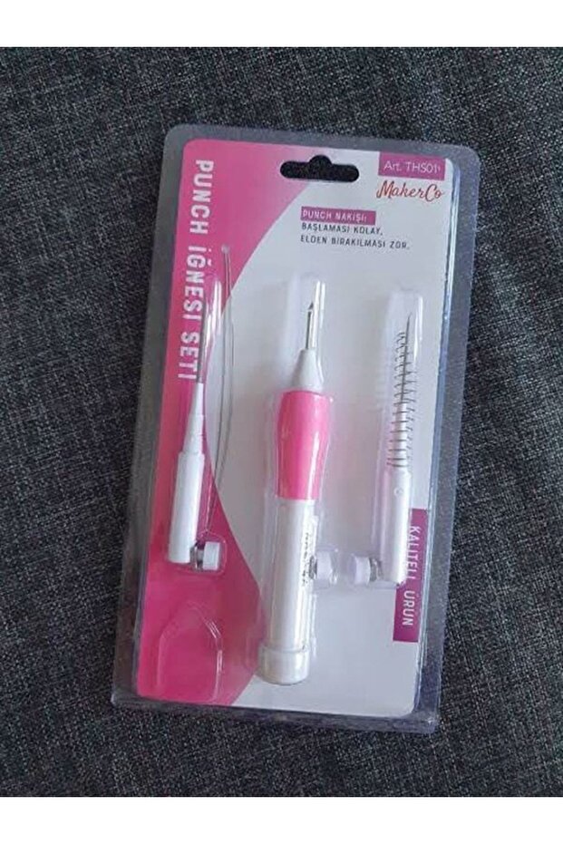 Punch Iğnesi Seti Pembe - 2