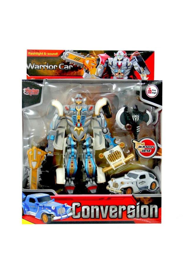 Conversion Işıklı Sesli Dönüşebilen Robot 668-1 2 - 2