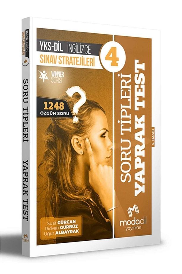 Modadil Yks Dil Sınav Str 4 Soru Tip Yaprak Test - 1