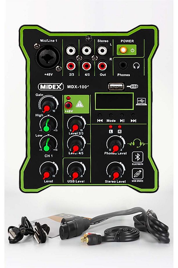 Wizard Paket-1 CX2 Stüdyo Mikrofon MDX-100 Stüdyo Kayıt Mikseri Kulaklık Ekipman Seti - 4
