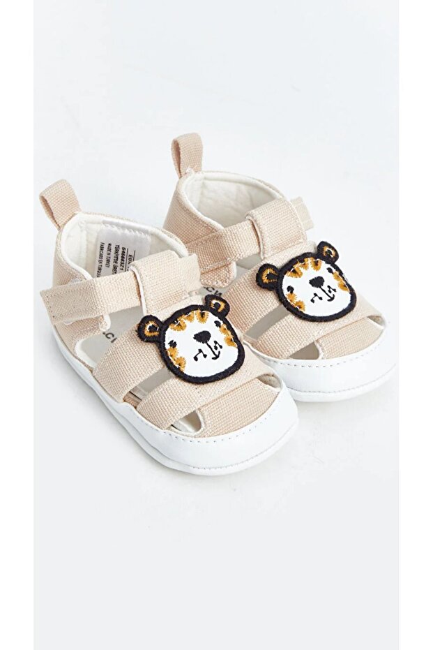 LCW STEPS Printed Velcro Baby Boy Pre-Walking Sandals
