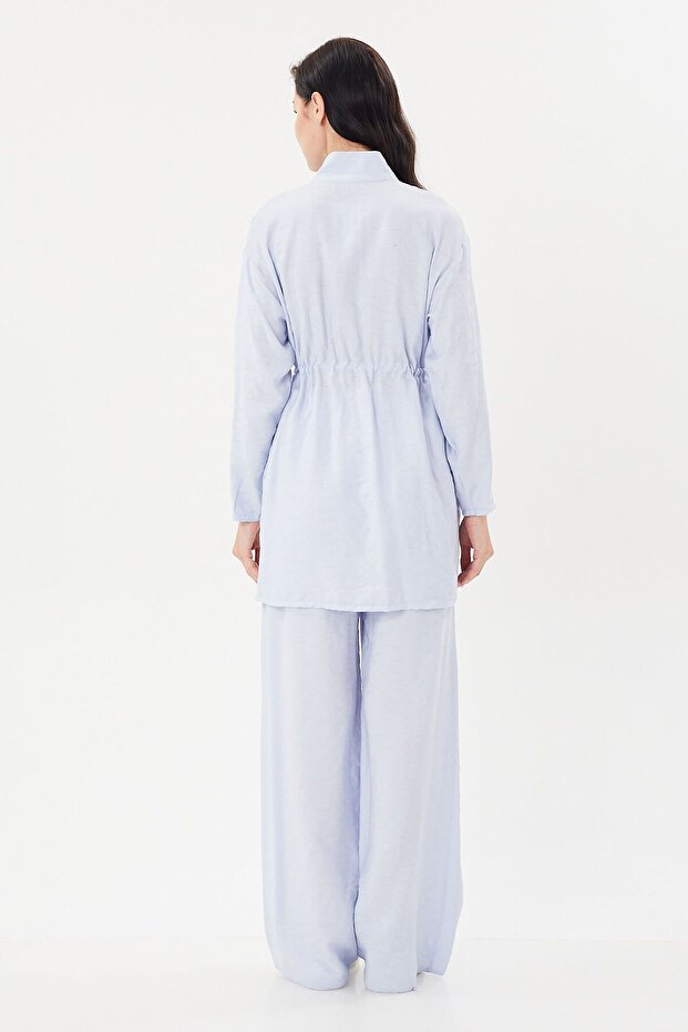 طقم قبعة مع مطاط خصر قابل للتعديل - 5