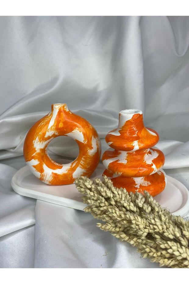 tabaklı vazo seti - 2