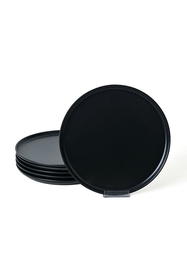 Mat Siyah Nordic Servis Tabağı 28 cm 6 Adet 956 - 4