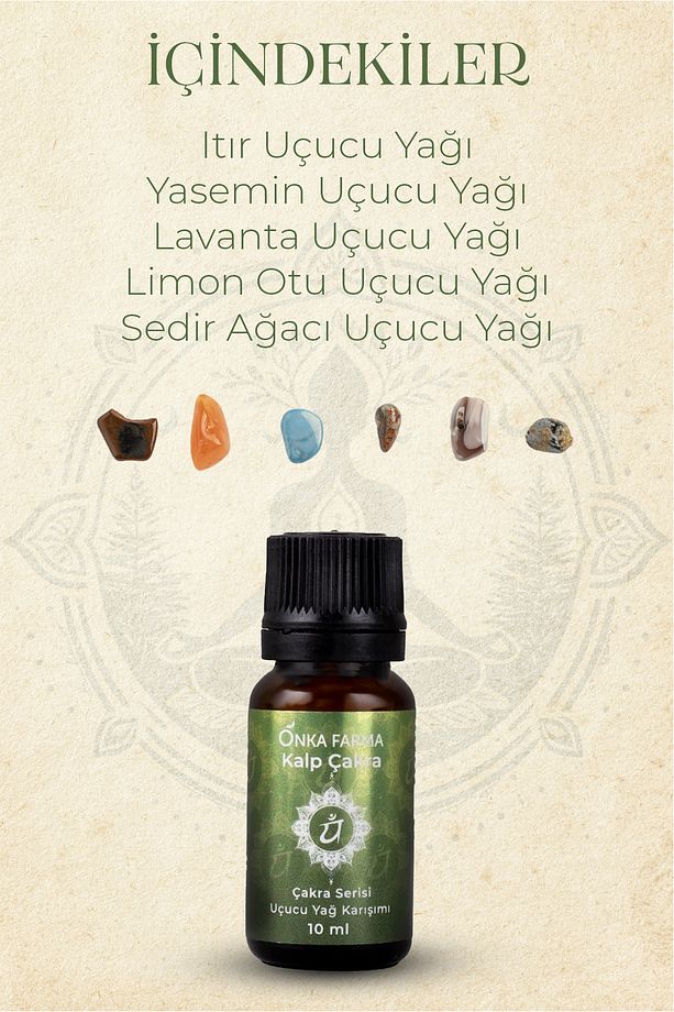 Onka Farma Kalp Çakra Aromaterapi Yağ Karışımı 10 ml - 7