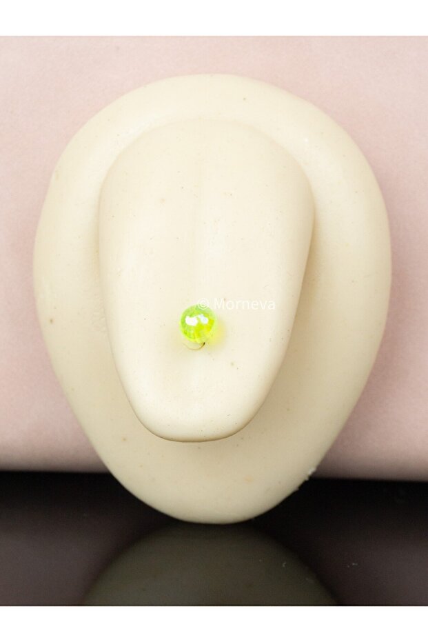 Disko Topu Çelik Dil Piercingi - 2