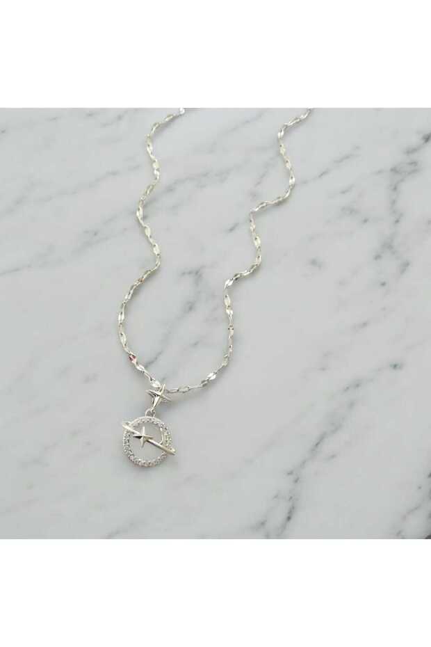 Mother's Day Special Occasion Stainless Steel Non-Tarnishing Planet and Star Necklace