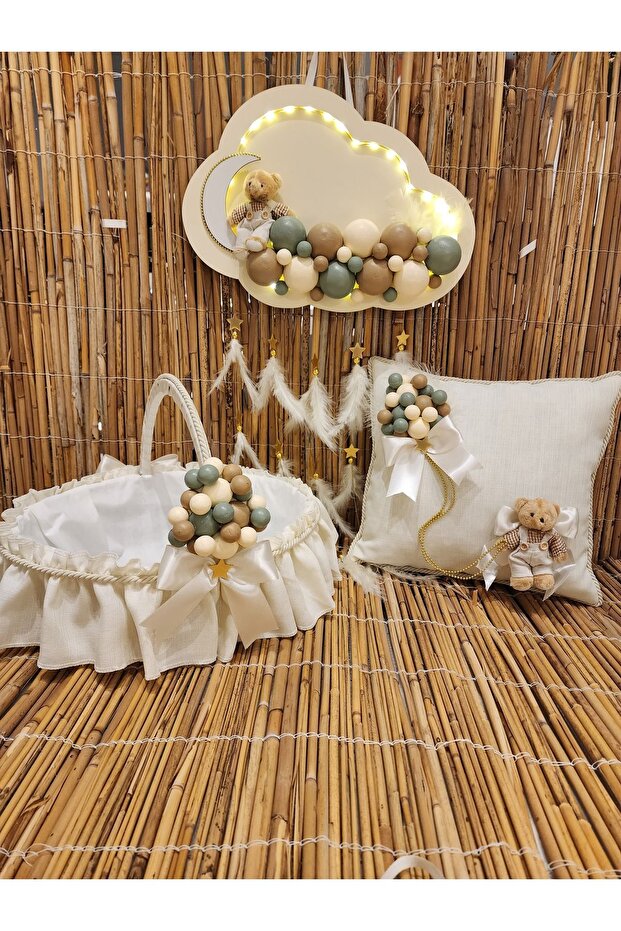 Kapı Süsü + Yastık + Sepet Komple Set - 1