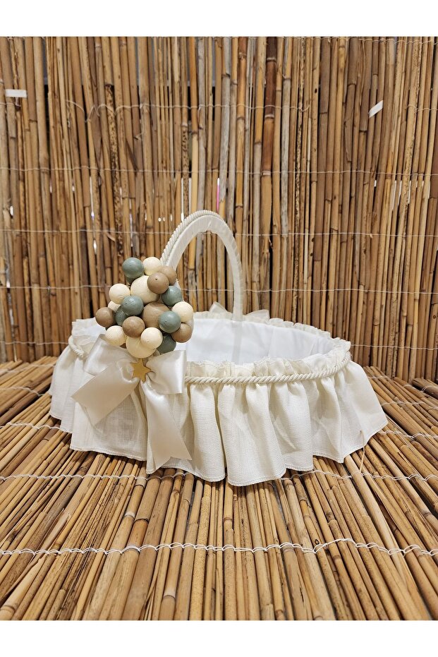 Kapı Süsü + Yastık + Sepet Komple Set - 4