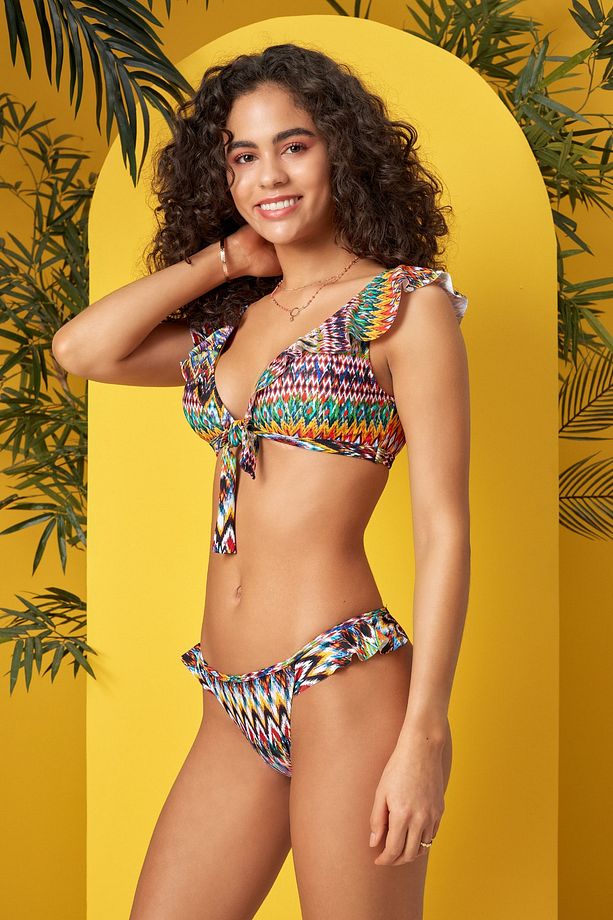 Volanlı Bikini Tek Alt 219202-d Zigzag - 1