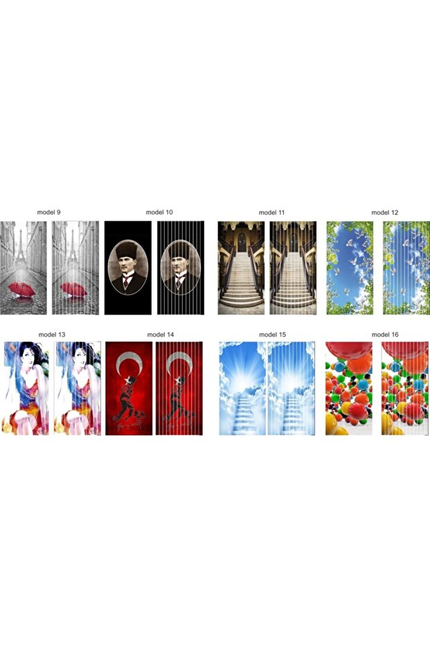 Resimli Branda Kapı Sinekliği - 3