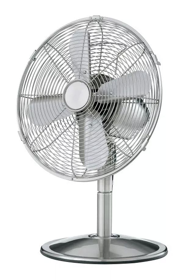 Krom Masa Üstü Vantilatör Salınımlı 3 Kademeli Vantilatör 30cm Çap Nc009 - 1
