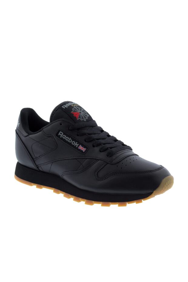 CL LTHR Men's Black Running Shoes100281586