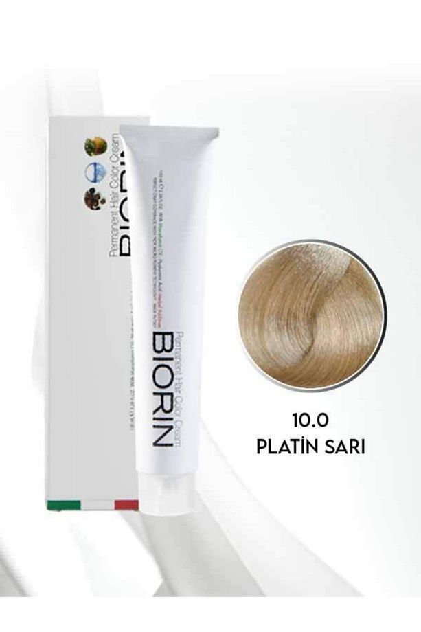 Permanent Hair Color Cream 100 Ml No: 10.0 Platin Sarı - 1