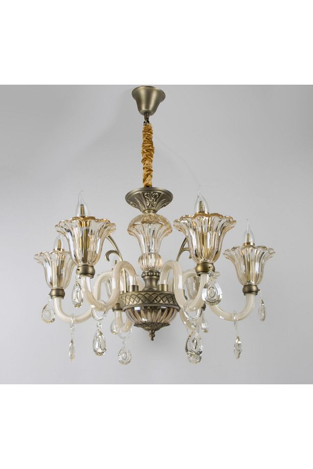 Avize Oturma Ve Salon, Odası,cam Kol 6 Li - 7