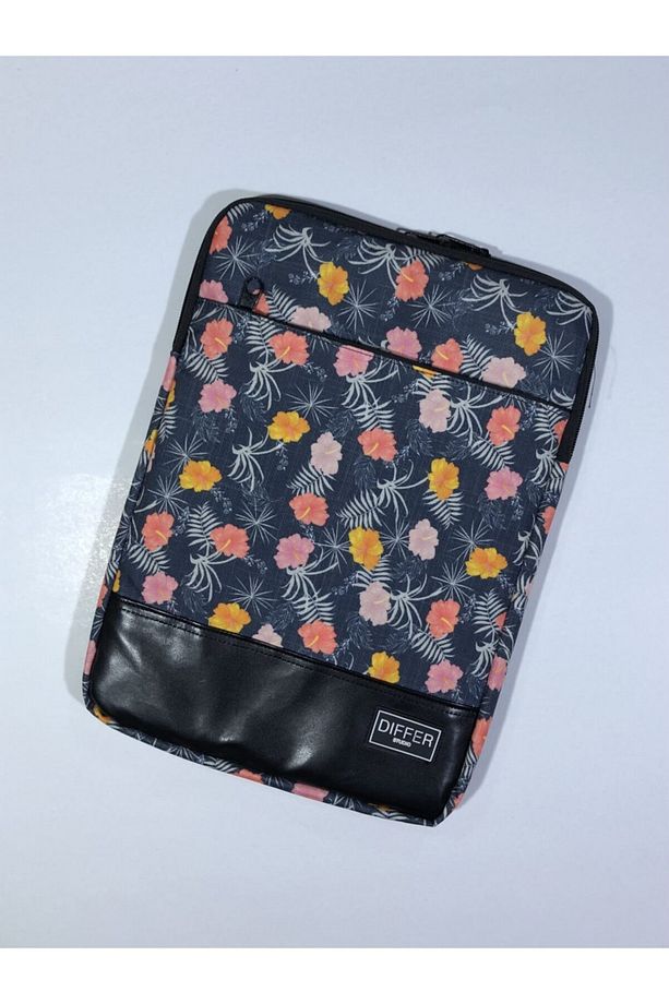 14 Inç Kot Görünümlü Çiçek Desenli Macbook/laptop/notebook/tablet Kılıfı - 3