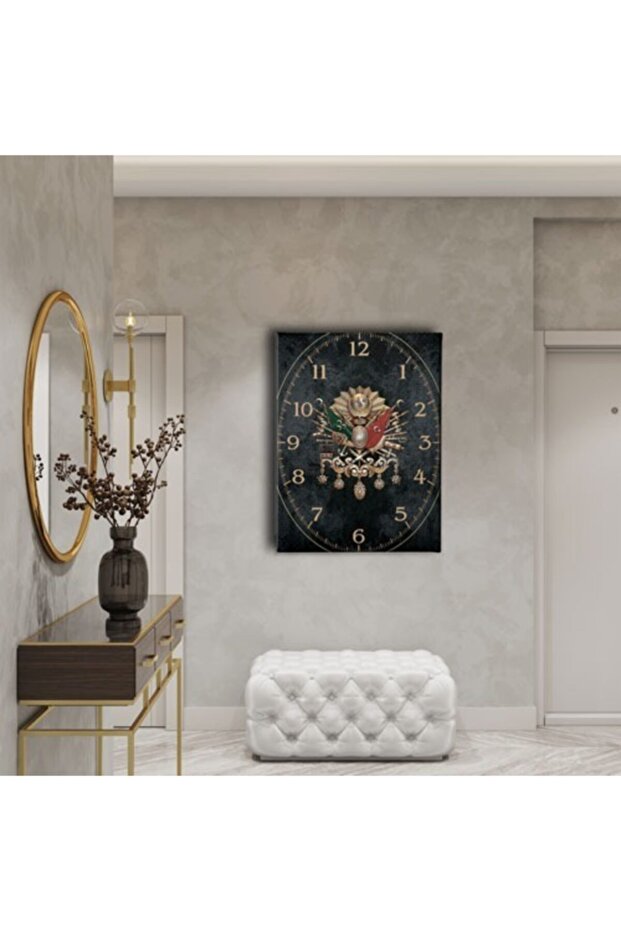 Osmanlı Arması Saatli Tablo - 2