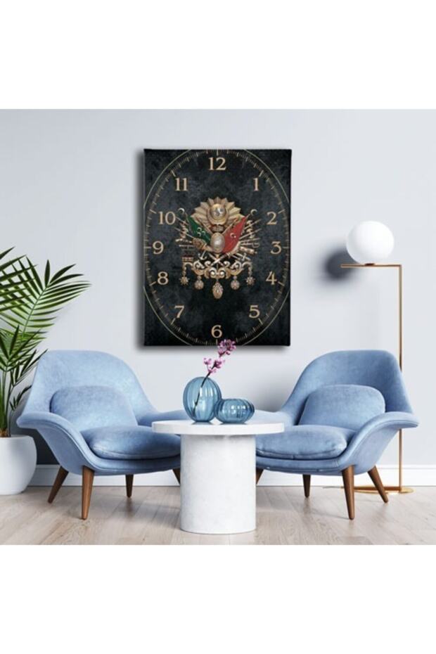 Osmanlı Arması Saatli Tablo - 3