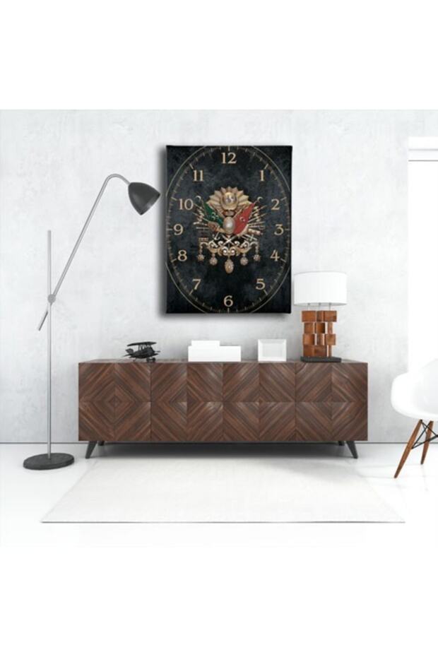 Osmanlı Arması Saatli Tablo - 4