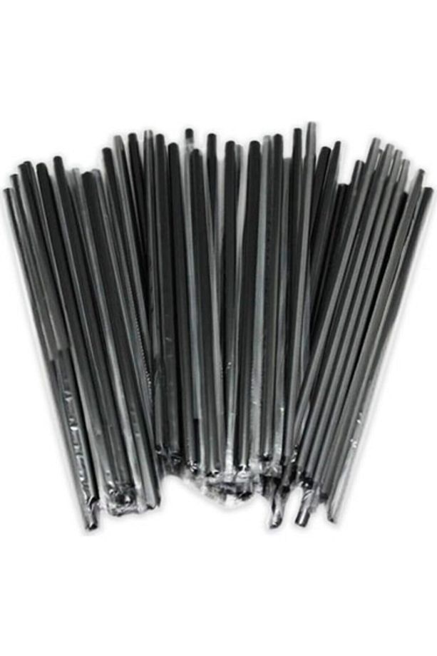 Jelatin Sargılı Siyah Frozen Pipet 100 Adet - 2