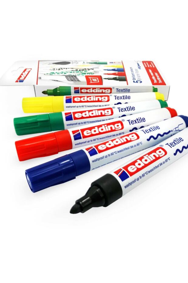قلم الرسم على القماش E-4500 ، صندوق من 5 قطع أساسي - 2