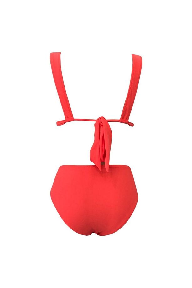 Anet Deep V Triangle Bikini Neon Nasturtium - 2