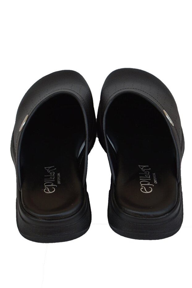 Siyah Anatomik Ortopedik Sabo Terlik - 4