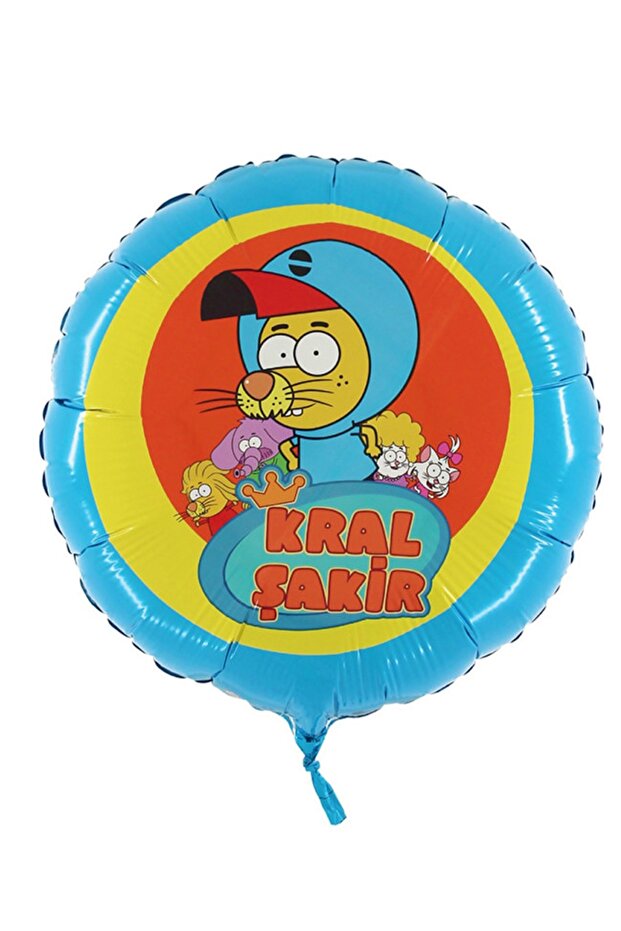 Kral Şakir Action Themed Round Foil Balloon 45 cm