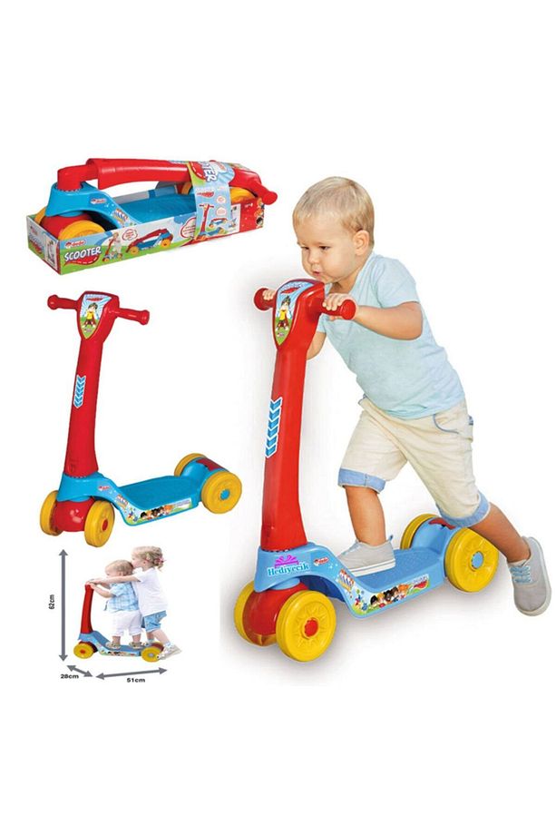 3 - 4 Yaş Benim Ilk Scooter`um Katlanabilir 4 Tekerlekli My First Scooter Sarı Toy Story 4 - 1