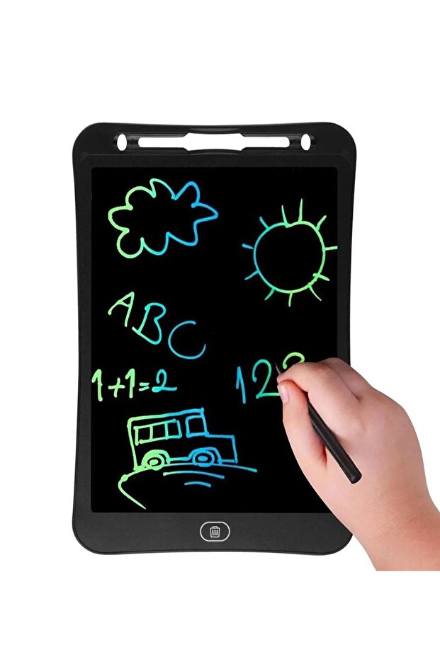 تابلت للكتابة والتدريب الرقمي بشاشة LCD سوداء مقاس 10 بوصات - مع قلم