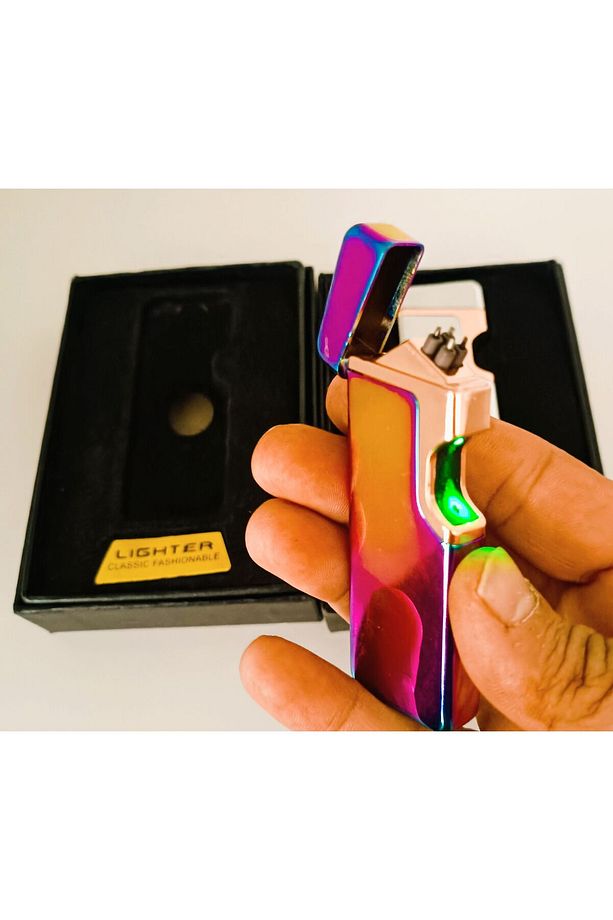 lıghter model USB Şarzlı Çakmak Yeni Model İthal Ürün no 33 color, silver. - 3