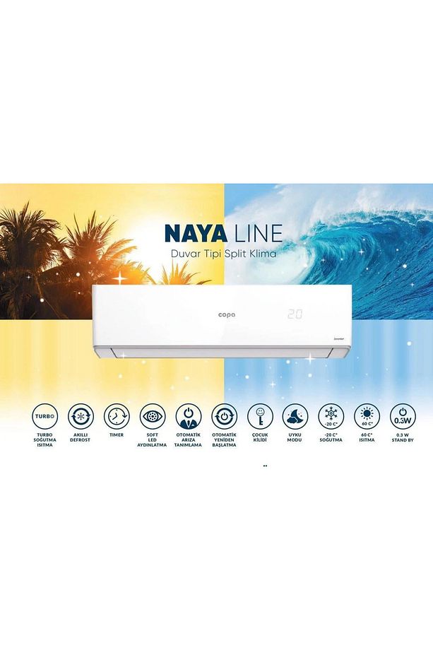 Naya Line Duvar Tipi Split Klima 18.000 Btu - 1