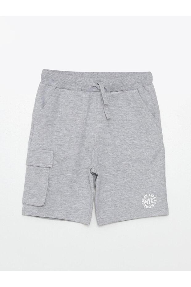 Lcw Kids Elastic Waist Printed Boys' Shorts (S4)