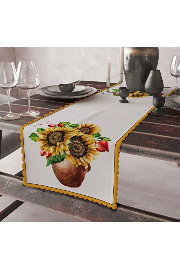 Sunflower Patterned Runner - 2