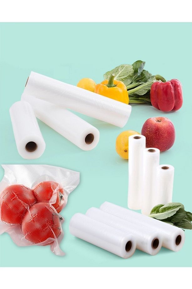 Tırtıklı Vakum Poşeti Rulo 30 Cm 10 Metre - 3