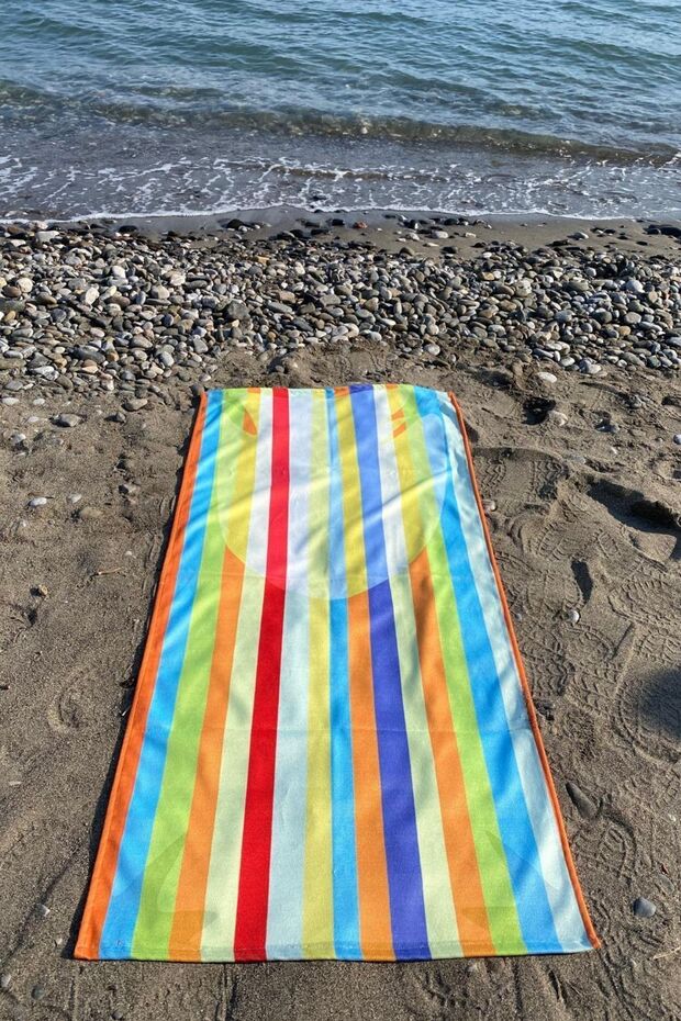 Printed Beach Towel - 2