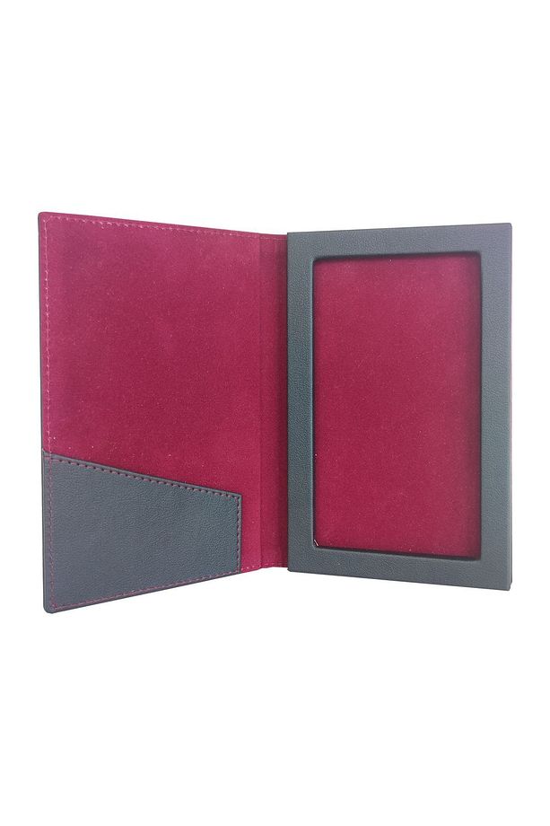 (1 ADET)21x14 Deri Hesap Alma Sümeni Kutusu, Para Üstü Sandıklı, Adisyon, Süet - 3