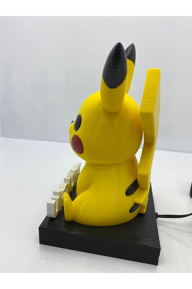 Pikachu Gece Lambası Çocuk Odası Gece lambası Masaüstü Lambası - 7