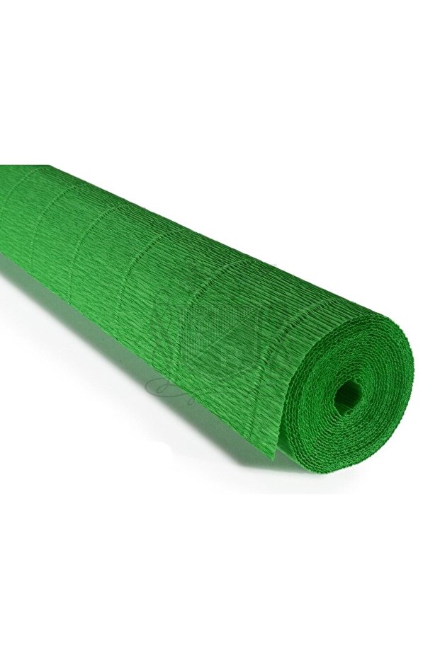Italian Crapon Paper No:563 - Green - Green - 180 Gr50x250 cm